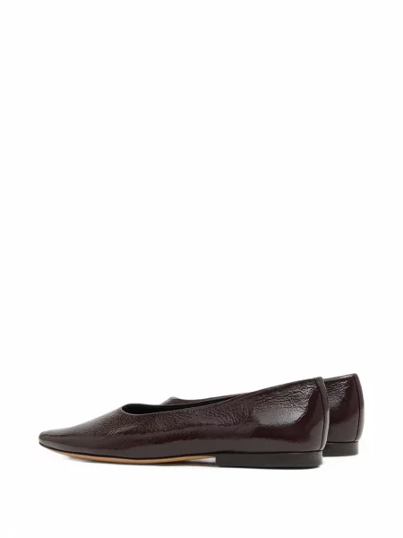 Balerini Mansur Gavriel din piele de lac maro
