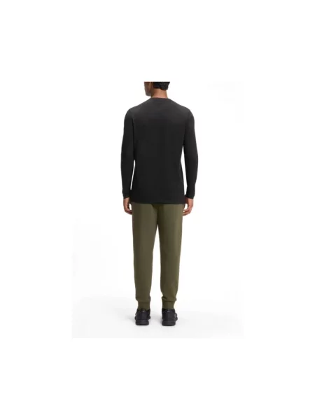 Boss Green longsleeve gładki czarny