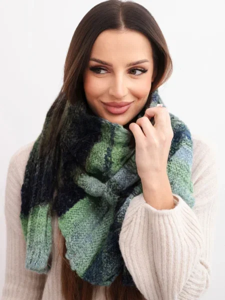 Fular Kesi de lână cu dungi negru