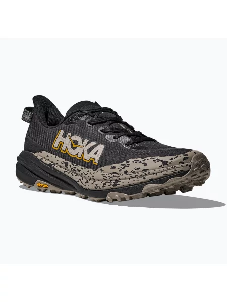 Мъжки обувки за бягане HOKA Speedgoat 6 black/cement черно