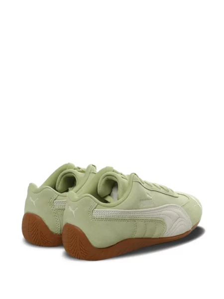 Sneakerși Puma Suede din piele de căprioară verde