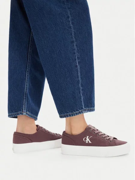 Calvin Klein Jeans VULC FLATFORM LOW CV MG tenisice za žene smeđa