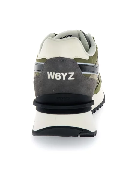 Sneakersy W6yz zamszowe zielone
