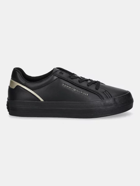 Tommy Hilfiger Sneakers Vulc Foxing negru