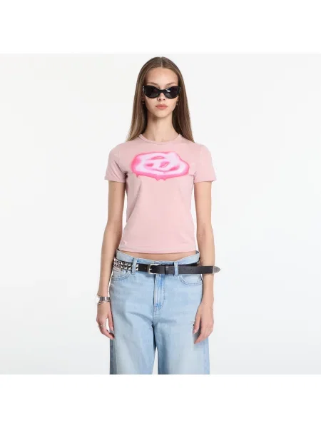 Tričko Diesel T-Shirt Pale Mauve L