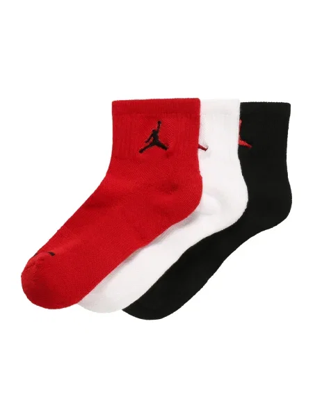 Jordan Șosete roșu / negru alb