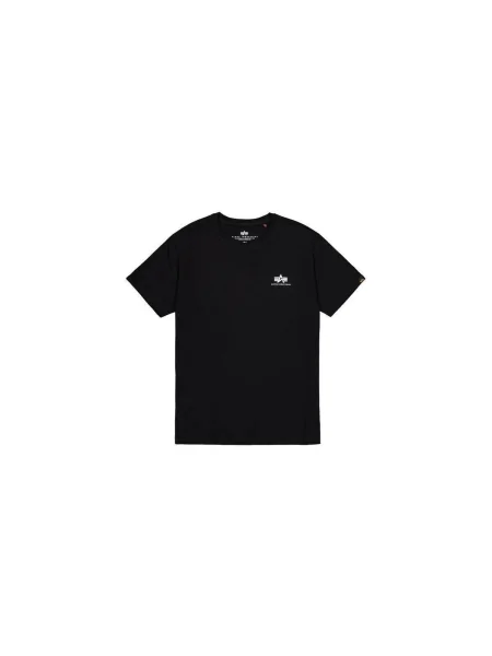 ALPHA INDUSTRIES Tricou / alb negru