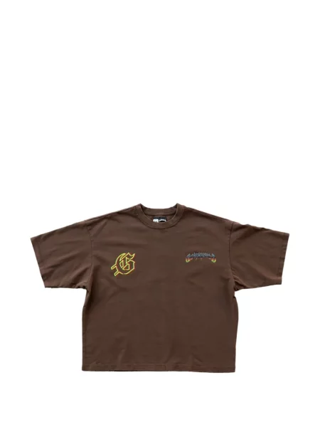 Tricou Godspeed cu imagine maro