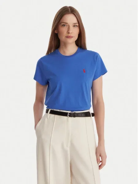 Polo Ralph Lauren Koszulka Kobiety jednolity S niebieski