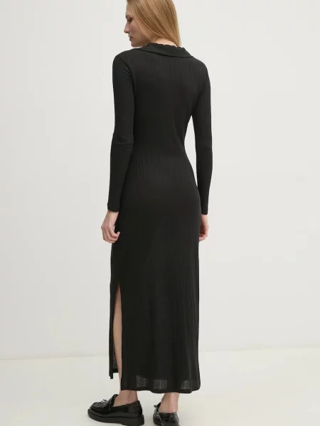 Šaty Calvin Klein Jeans maxi černá