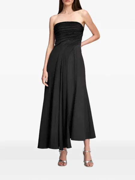 Rochie Cinq A Sept cu volane asimetrică negru