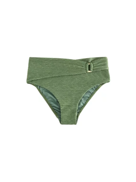 Mint Velvet Slip costum de baie kiwi verde