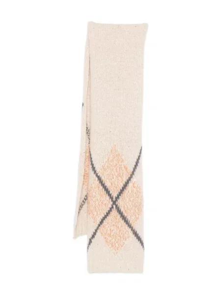 Szal Eleventy z wzorem argyle