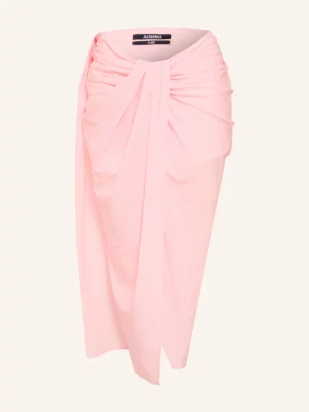 Jacquemus Sukně La Jupe Pareo růžová