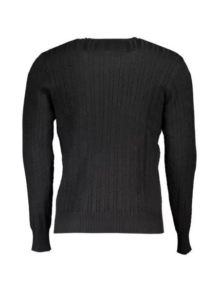 Pulover U.s. Grand cu decolteu rotund negru