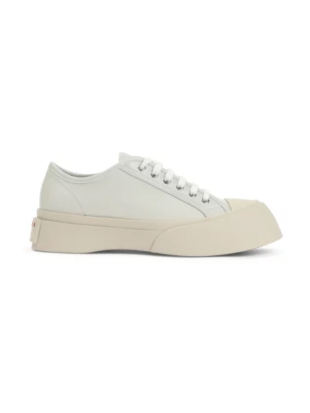Sneakersy Marni skórzane beżowe