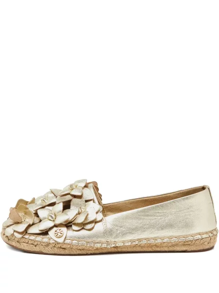 Pantofi cu toc Tory Burch din piele cu model floral