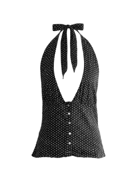 Bluză Free People cu buline negru