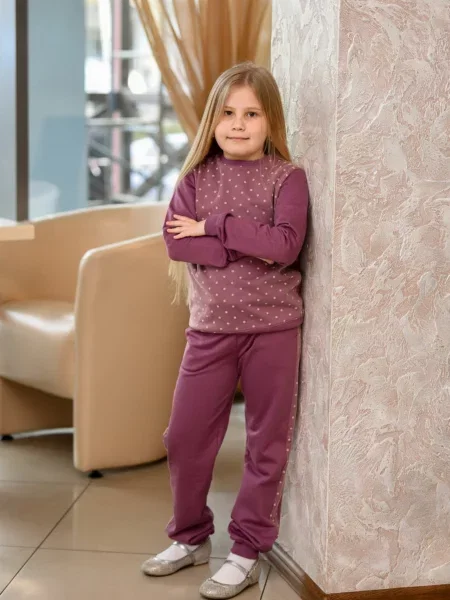 Дитячий Спортивний костюм ODWEEK малиновий