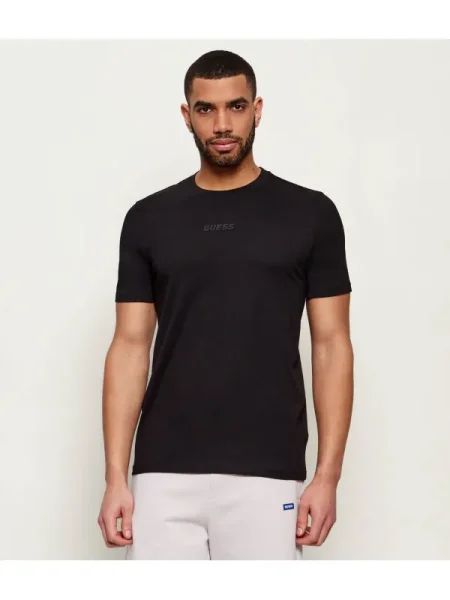 Guess Póló Regular Fit fekete