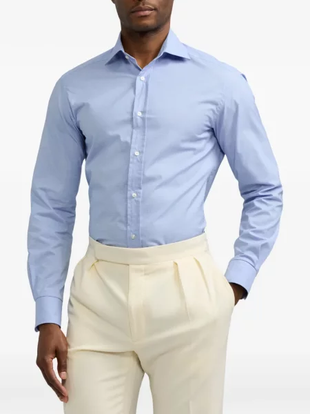 С яка риза Ralph Lauren Purple Label синьо