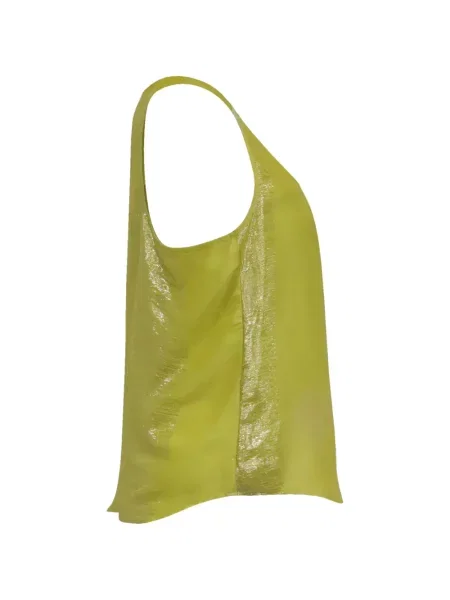 Top Trina Turk de mătase verde