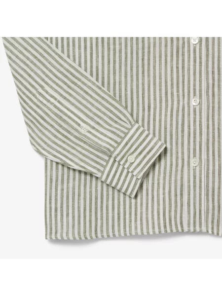 Рубашка Lacoste зеленая