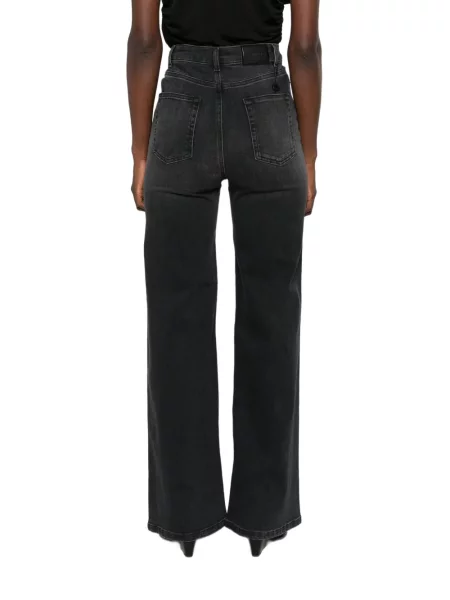 Blugi cu picior larg Twinset gri