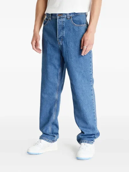 Džíny Dickies s autogramem modré