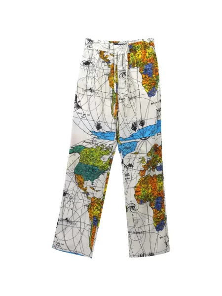Pantaloni Saint Mxxxxxx cu imagine alb