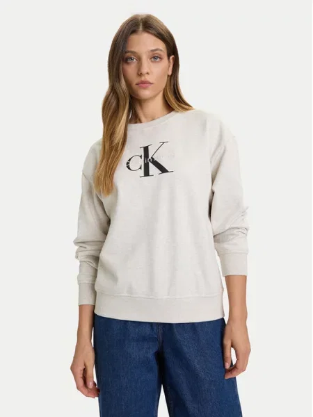 Calvin Klein Jeans Bluza Monologo szary