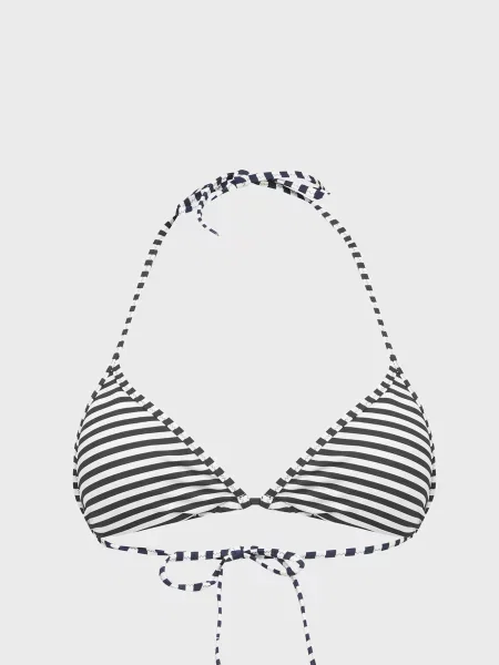 Смугастий купальник Tommy Jeans з принтом