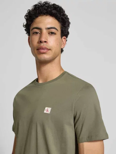 Calvin Klein Jeans T-shirt zielona