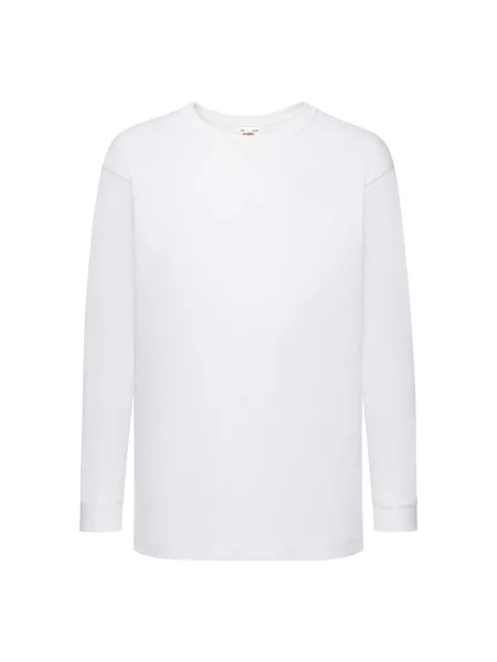 Tricou copii Fruit Of The Loom alb