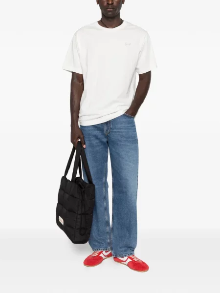 Tricou Kenzo cu broderie alb