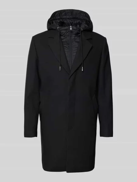 Płaszcz z kapturem Antony Morato czarny