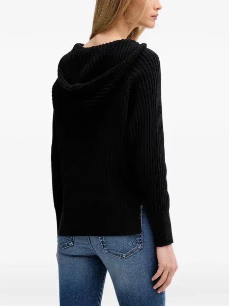 Pulover Dkny cu glugă negru