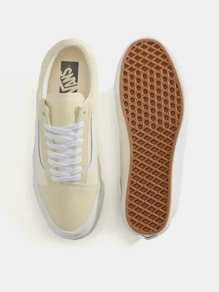 Замшевые кеды Vans желтые