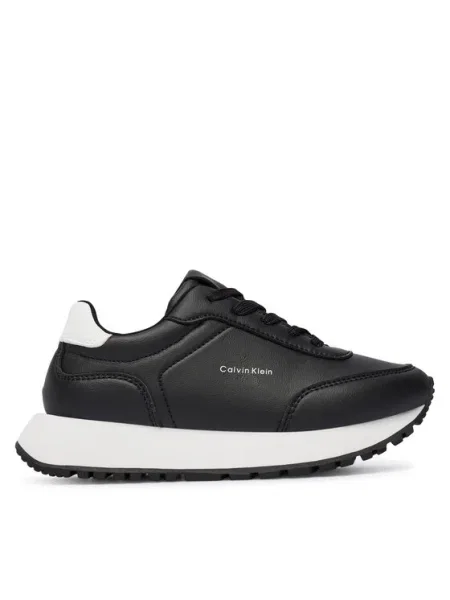 Calvin Klein Сникърси Low Cut Lace-Up Sneaker S черен