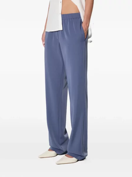 Pantaloni Samsøe Samsøe albastru