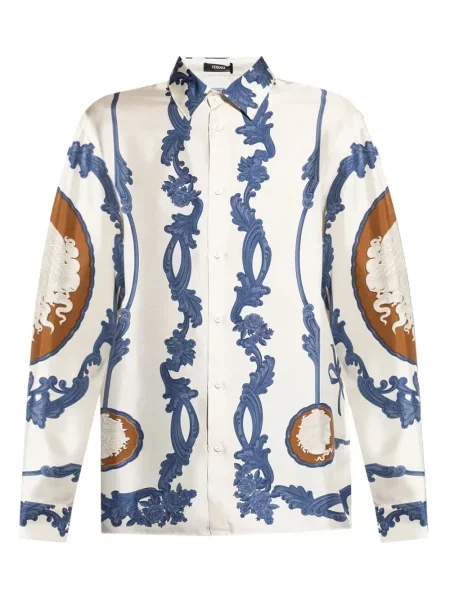 Cămașă Versace cu imagine alb