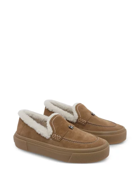 Pantofi loafer Hogan din piele de oaie maro