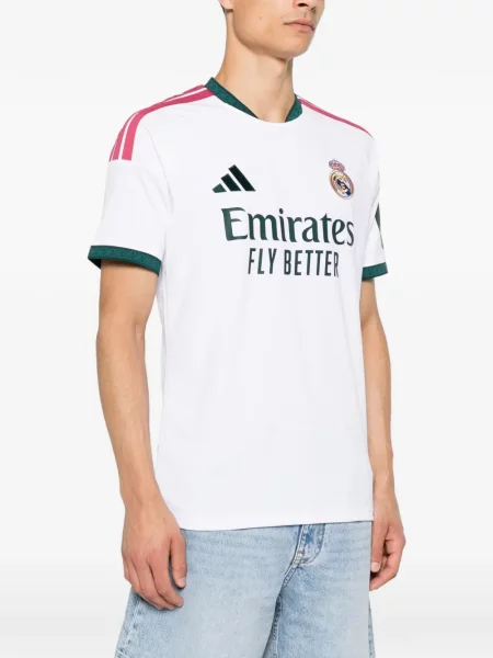 Hanorac Adidas din cașmir cu autograf alb