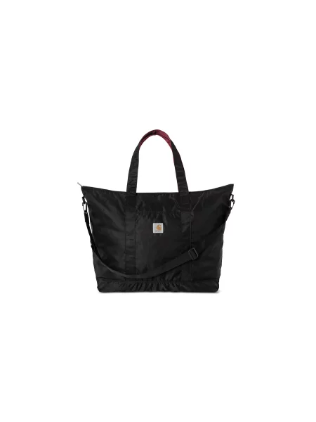 Torba Carhartt WIP Alumni Tote Bag Black/ Scarlet Universal czarna