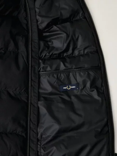 Fred Perry ujjatlan kabát férfi fekete