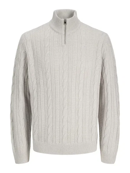 JJ Rebel Pulover JREBLUKE deschis gri