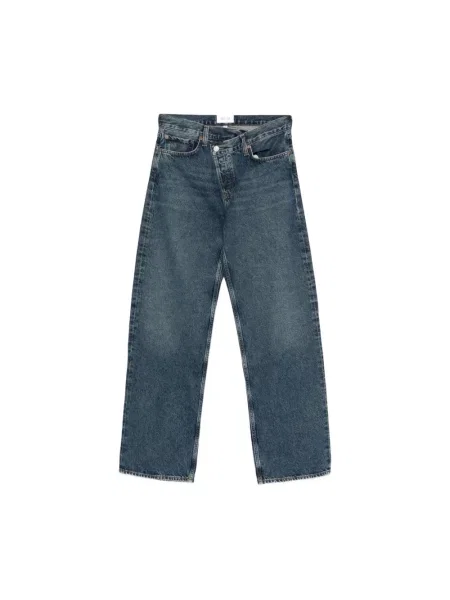 Jeansy Agolde niebieskie