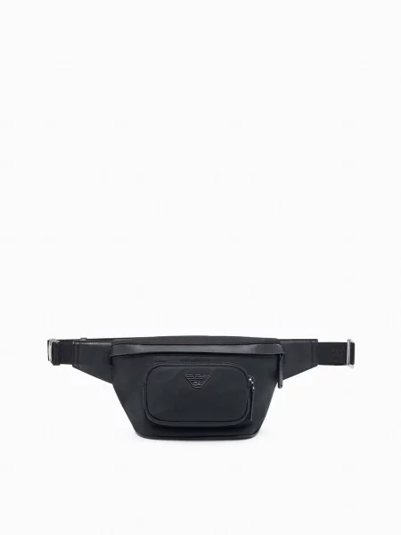 Поясная сумка Emporio Armani черная