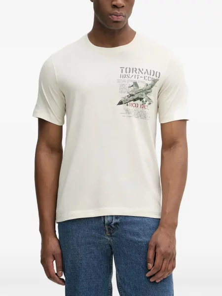 Tricou Aeronautica Militare cu imagine alb