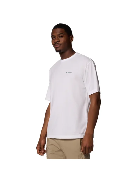 Columbia Cedar Trail Back Graphic Tee fehér/trailguide ikonokkal férfi póló. Méret: M fehér